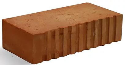 Кирпич строительный полнотелый одинарный М-200 рифленый Каширский кирпич – 1