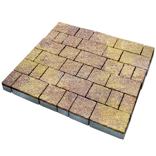 Изображение тротуарная плитка steinrus старый город штайн colormix тахель, native, 60 мм