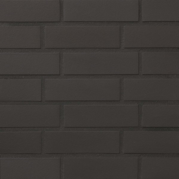 Плитка фасадная клинкерная Stroeher KERAVETTE CHROMATIC и FLAME  330 graphit гладкая NF11, 240x71x11  – 1