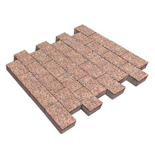 Изображение тротуарная плитка steinrus бельпассо медио яшма, backwash, 80 мм