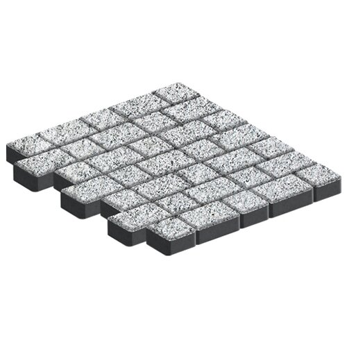 Изображение тротуарная плитка steinrus инсбрук альт дуо гранит, backwash, 40 мм
