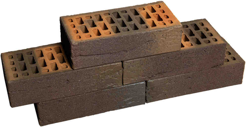 Кирпич облицовочный Браер кладка LIMITED  ЭТНА одинарный кора дуба Браер – 1