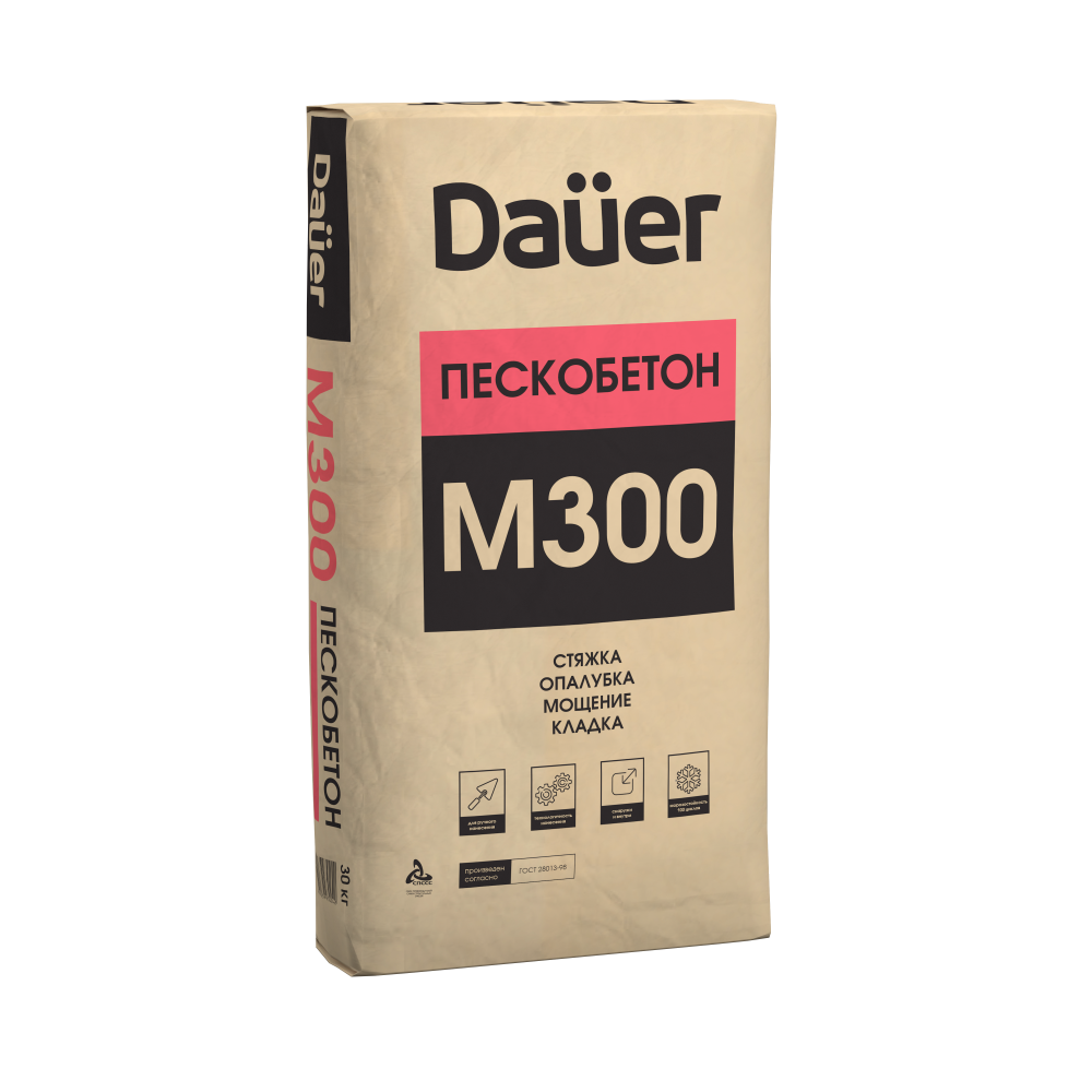 Изображение пескобетон dauer м-300 50 кг 