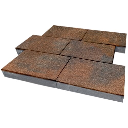Изображение тротуарная плитка steinrus парк плейс colormix штайнрус, native, 80 мм