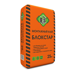 Изображение клей монтажный блокстар fix 25кг