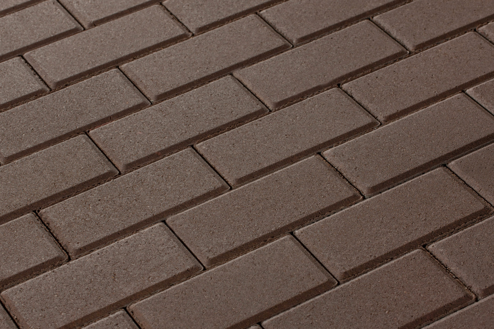 Тротуарная плитка 342 МЗ Брусчатка 200х100х80 Коричневый – 1