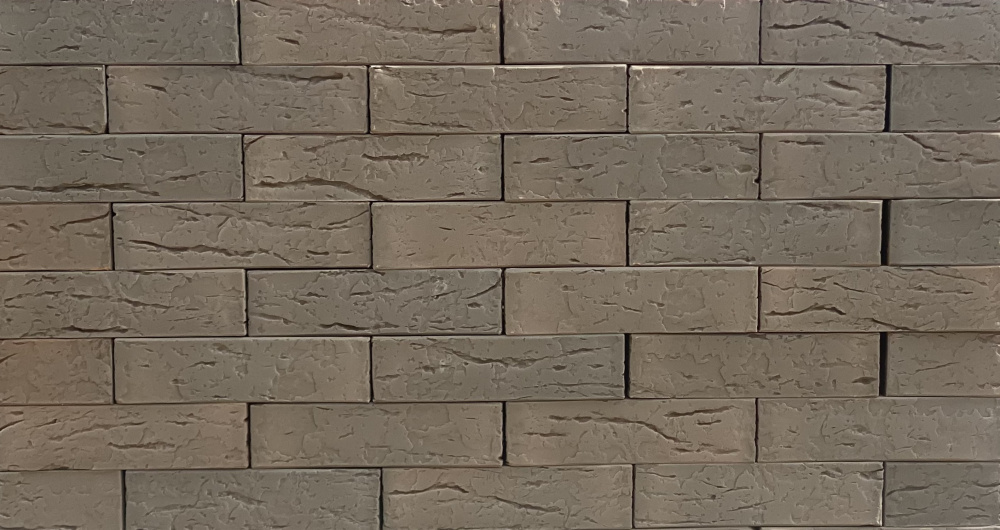 Кирпич облицовочный Графит Флэш одинарный Бук М-200 ВКЗ – 1