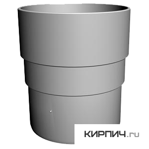Соединитель труб STANDART, ПВХ, цвет пломбир – 1