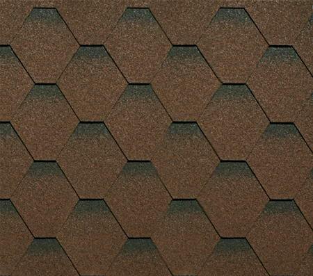 Гибкая черепица Shinglas Финская Черепица коричневый – 1