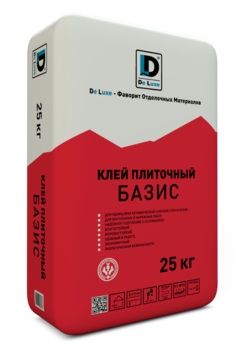 Изображение клей плиточный базис de luxe 25 кг 