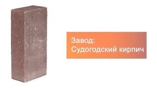 Кирпич гиперпрессованный одинарный М-250 шоколад гладкий  – 9