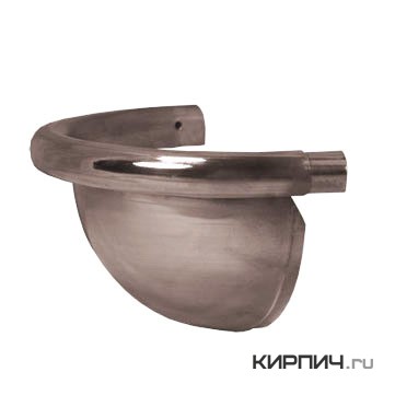 Изображение заглушка желоба полукруглая