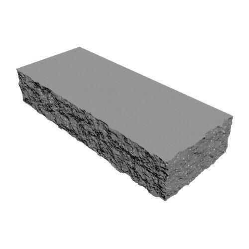 Изображение ступень steinrus правая серая, 950х380х180
