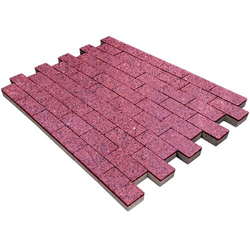 Изображение тротуарная плитка steinrus прямоугольник сиваш, backwash, 60 мм
