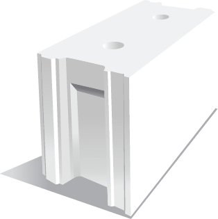 Блок силикатный перегородочный 500х180х250 Novoblock – 1