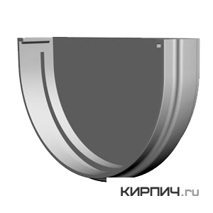 Изображение заглушка желоба standart, пвх, цвет пломбир