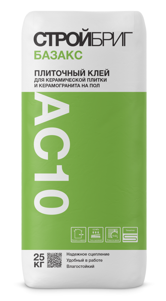 Изображение плиточный клей стройбриг базакс ас10 25 кг