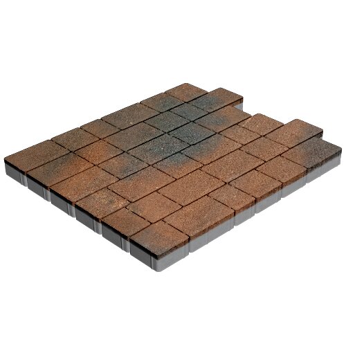 Изображение тротуарная плитка steinrus инсбрук альт брик colormix штайнрус, гладкая, 60 мм