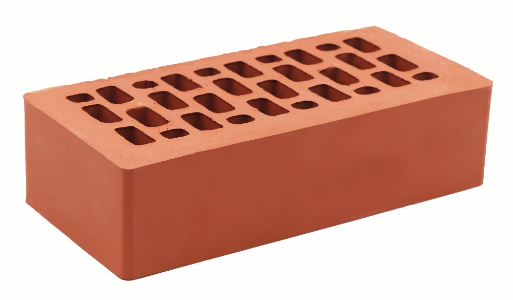 Кирпич облицовочный красный одинарный гладкий М-175 Голицыно – 1