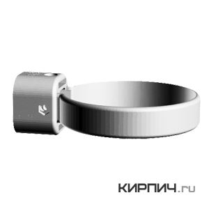 Изображение крепление трубы lux, пвх, цвет пломбир