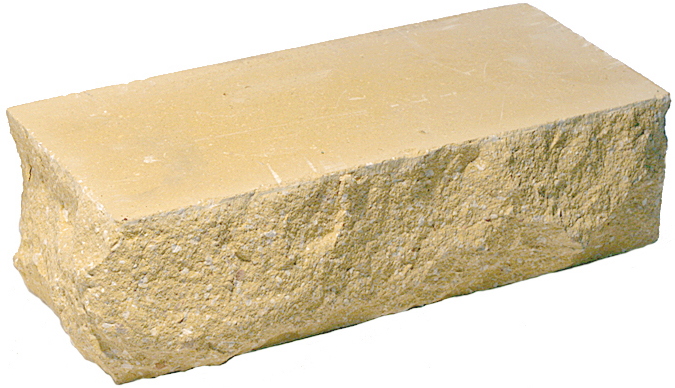 Кирпич гиперпрессованный одинарный М-250 солома рустированный угол  – 1