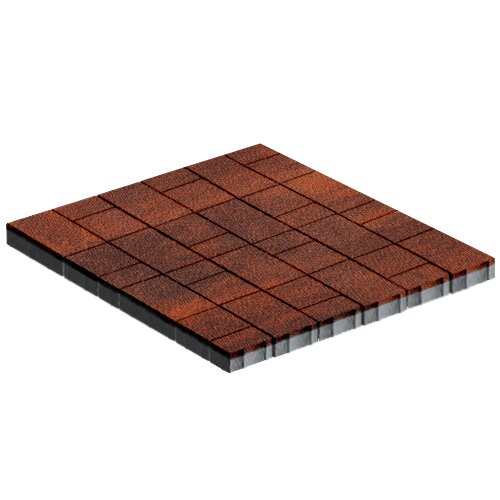 Изображение тротуарная плитка steinrus новый город лион colormix брук, native, 60 мм