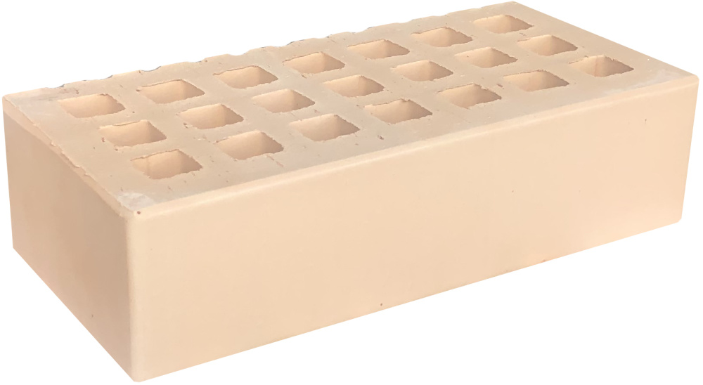 Кирпич облицовочный слоновая кость одинарный гладкий М-150 Саранск – 1