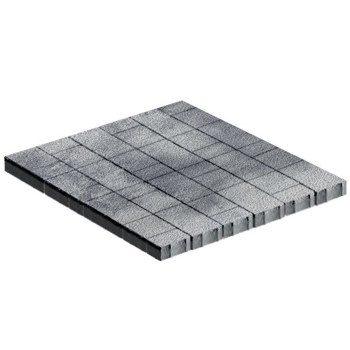 Изображение тротуарная плитка steinrus новый город лион colormix монохром, native, 60 мм