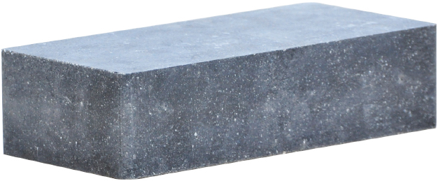 Кирпич гиперпрессованный одинарный М-250 антрацит гладкий  – 1