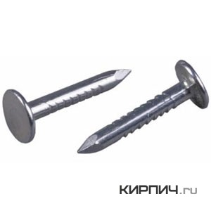 Изображение гвозди ершеные (цинк) 30 х 3 мм