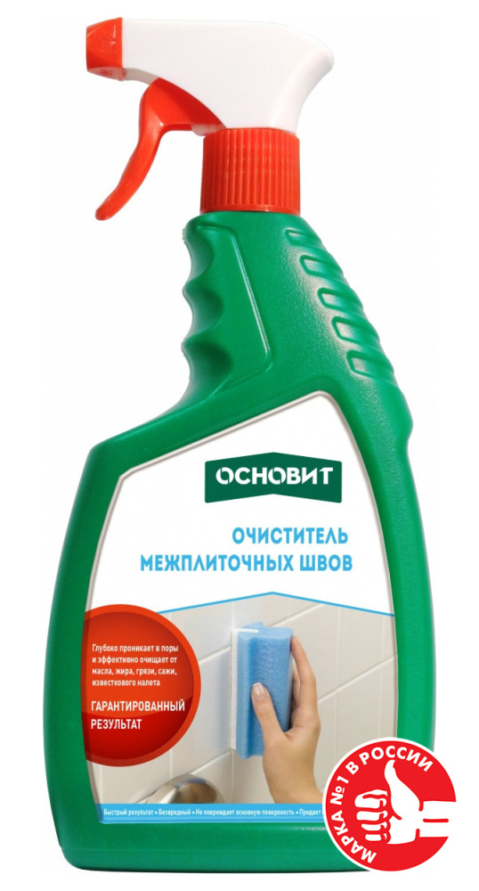 Изображение очиститель межплиточных швов основит сэйфскрин sal1 0,75 л