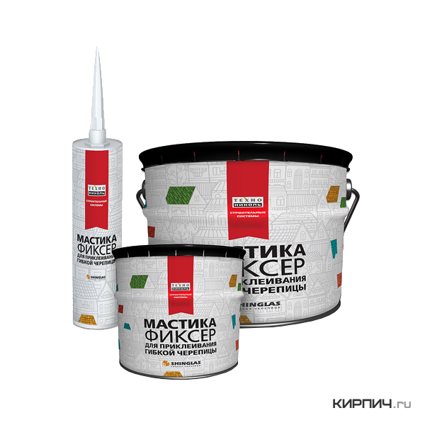 Битумная мастика Фиксер, 10л – 1