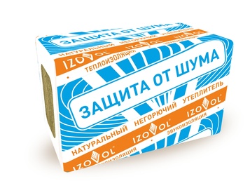 Изображение минераловатная плита izovol акустик 35 кг/м3 1000х600х50 мм