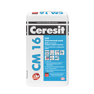 Изображение плиточный клей ceresit cm 16 25 кг
