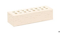 Кирпич клинкерный облицовочный  RAUF белый Венеция береста 250х85х65 – 1