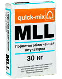 Изображение штукатурка известково-цементная quick-mix mll серый 30 кг