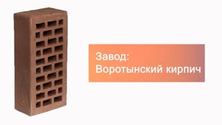 Кирпич облицовочный терракот одинарный руст М-150 УС Воротынск – 8