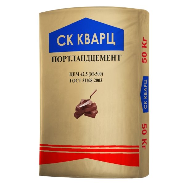Цемент М500, 50 кг Кварц – 1