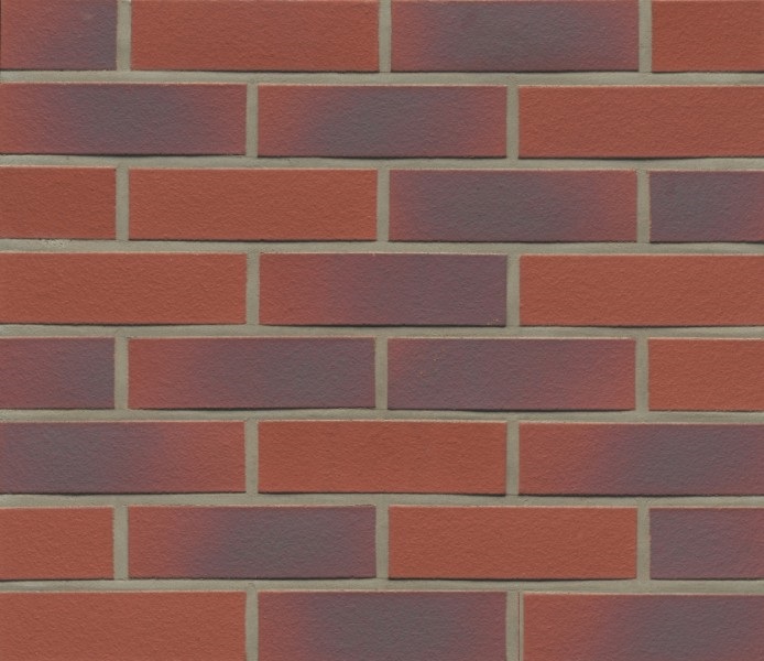 Изображение плитка фасадная клинкерная feldhaus klinker r356nf9 carmesi antic liso гладкая, 240x71x9