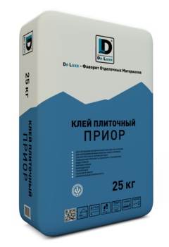 Изображение клей плиточный приор белый de luxe 25 кг