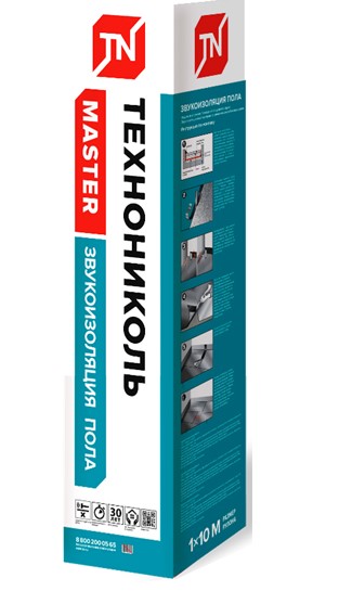 Звукоизоляция пола Технониколь 7х1 м  – 1
