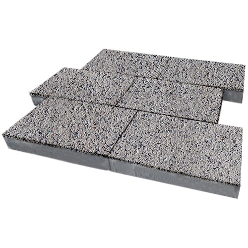 Изображение тротуарная плитка steinrus парк плейс каспий, backwash, 80 мм