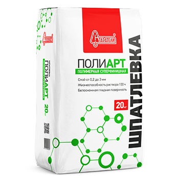 Изображение шпатлевка полимерная полиарт старатели 20 кг