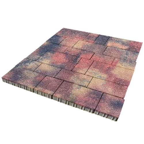 Изображение тротуарная плитка steinrus инсбрук тироль colormix оригон, native, 60 мм