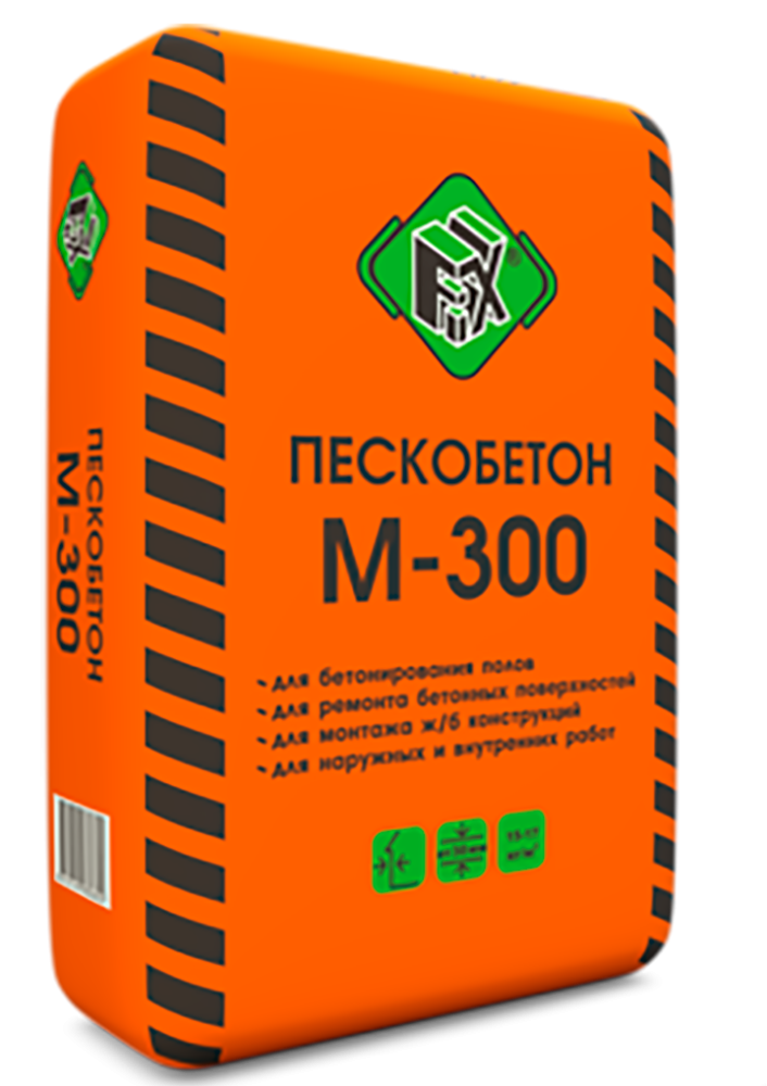 Изображение пескобетон м-300 fix 50 кг (по 30 шт)