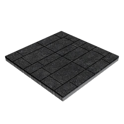 Изображение тротуарная плитка steinrus инсбрук тироль базальт, backwash, 60 мм