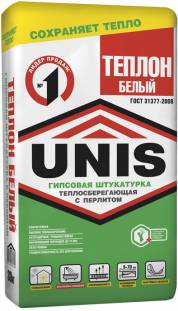Штукатурка гипсовая ЮНИС Теплон серый, 30 кг – 1