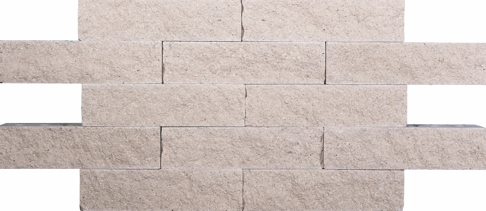 Кирпич гиперпрессованный одинарный Белый Кварц рустированный угол СПК – 1