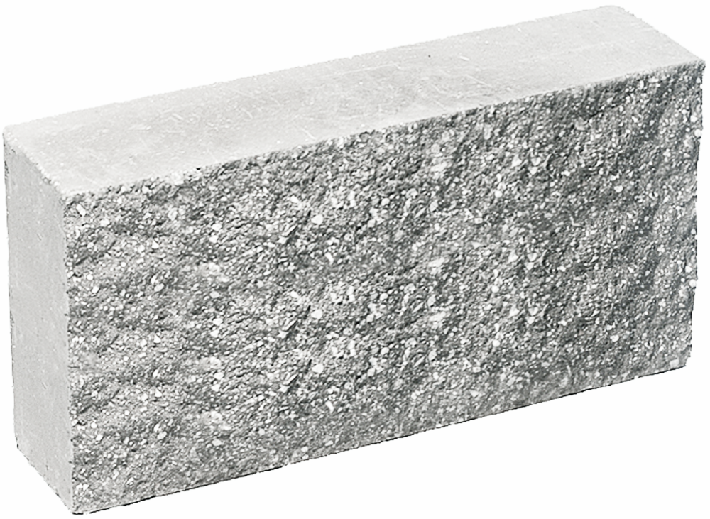 Плитка гиперпрессованная для цоколя серая рустированная 250х120х30 – 1