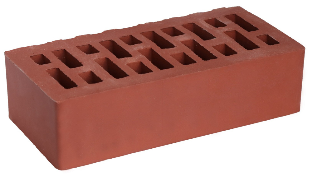 Кирпич облицовочный Бордовый одинарный гладкий Тербунский гончар – 1